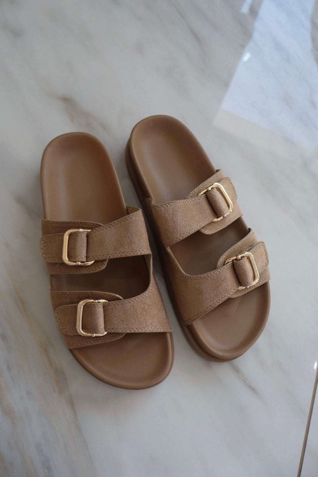 ‘Strap’ Sandal In Taupe