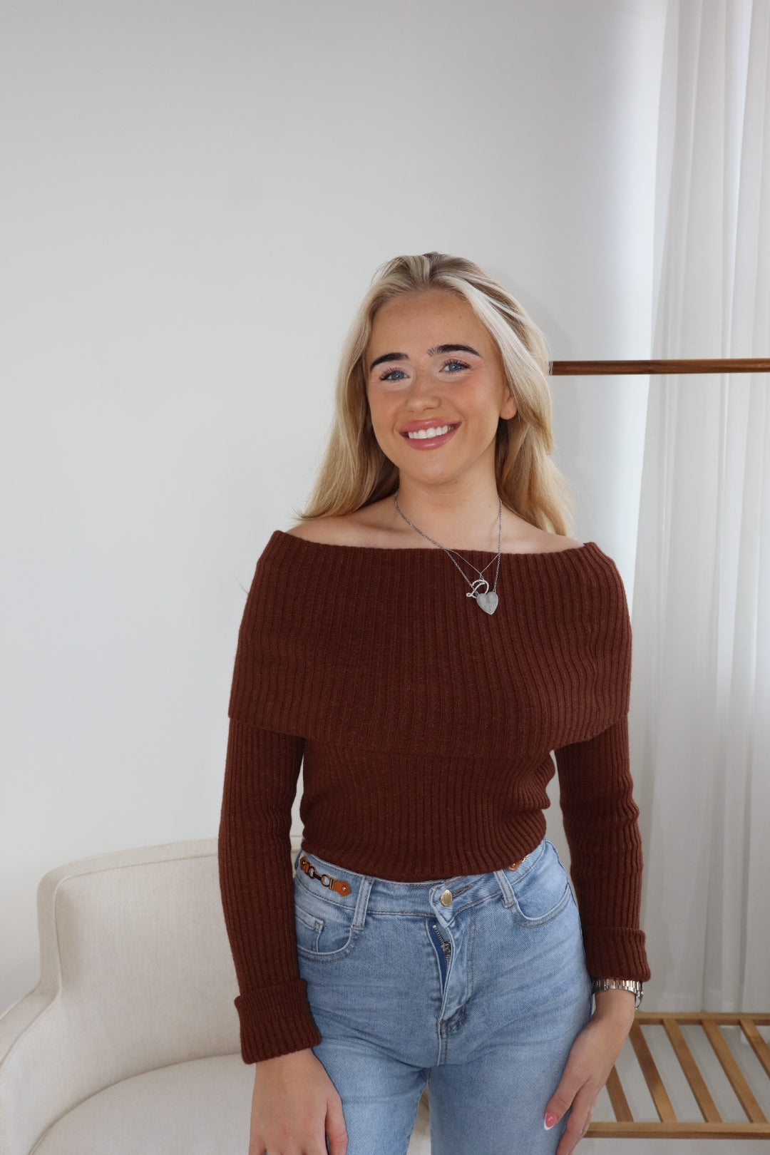 'Selene' Top In Cinnamon