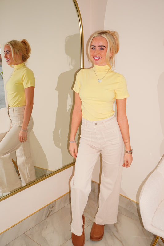 ‘Spring’ T-shirt In Yellow