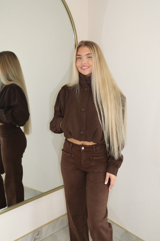 ‘London’ Jacket In Chocolate