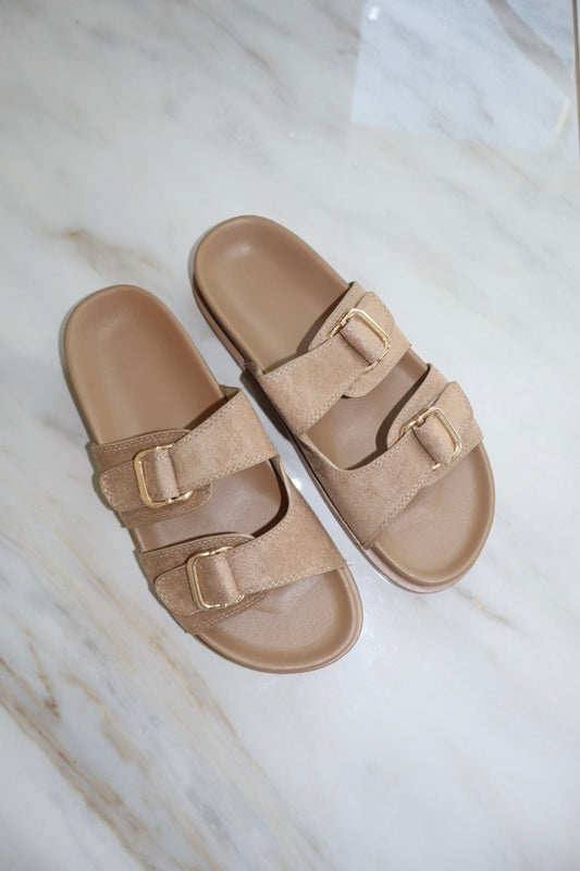 ‘Strap’ Sandal In Taupe