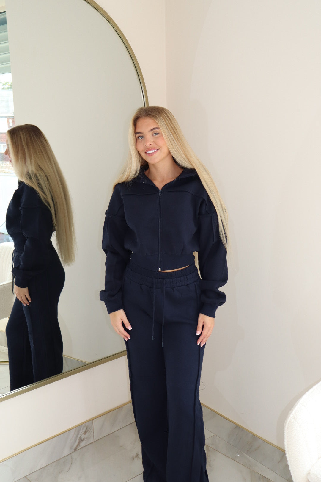 ‘Breathe’ Tracksuit In Navy
