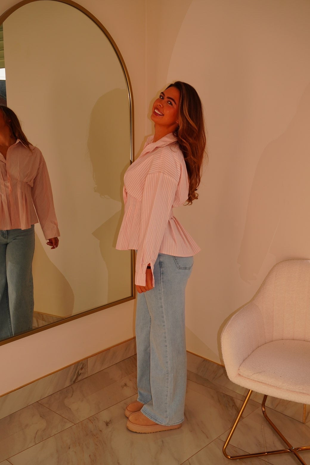 ‘Monroe’ Shirt In Pink