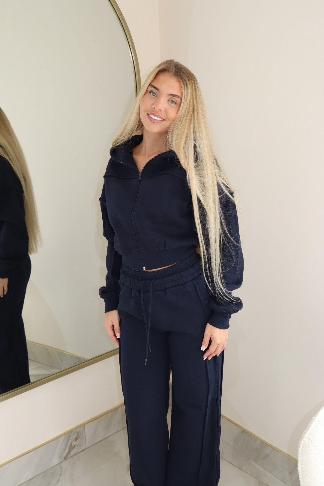 ‘Breathe’ Tracksuit In Navy