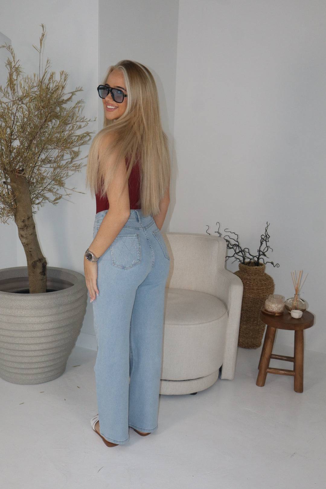 'Starlit' Jeans In Blue