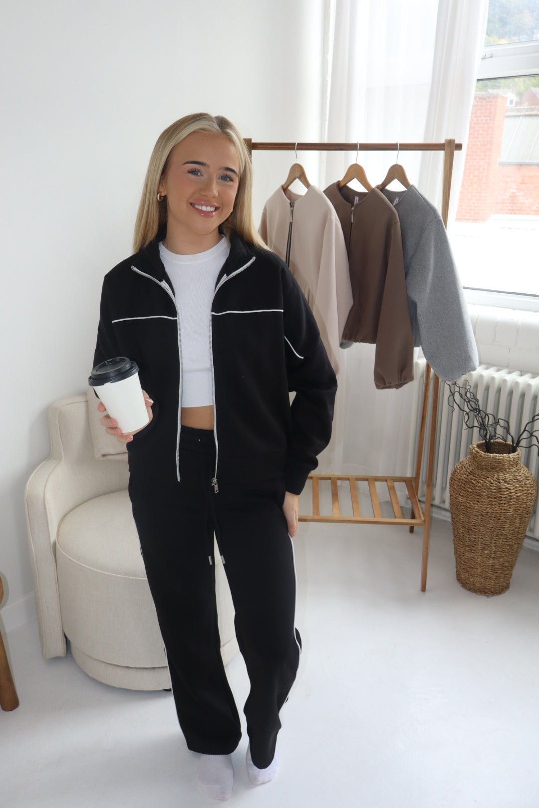 'Cloud' Tracksuit In Black