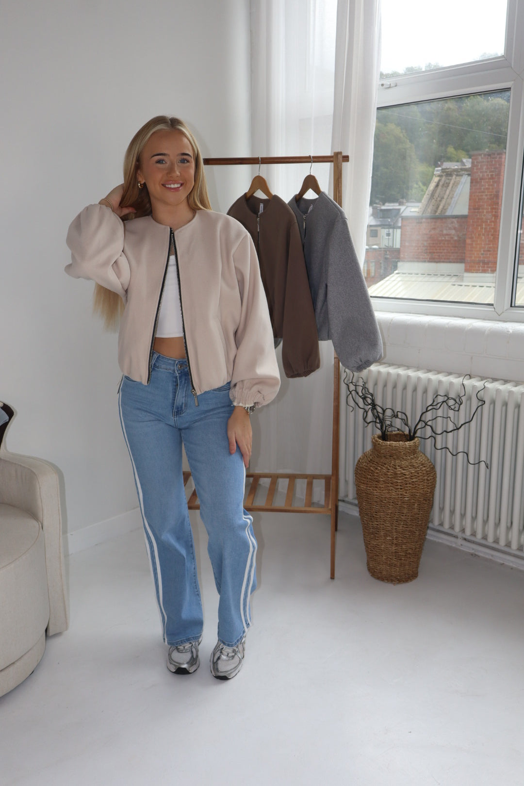 'Zara' Jacket In Beige