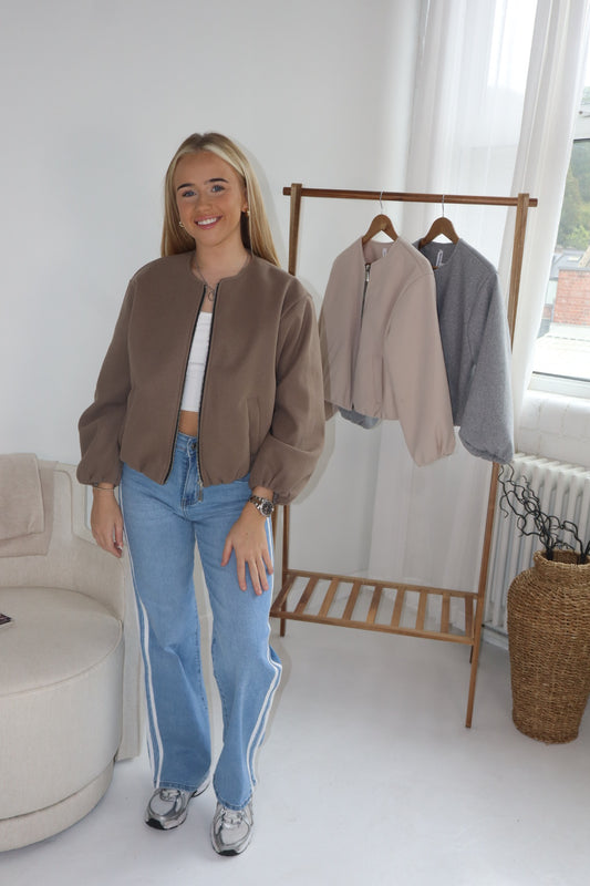 'Zara' Jacket In Mocha