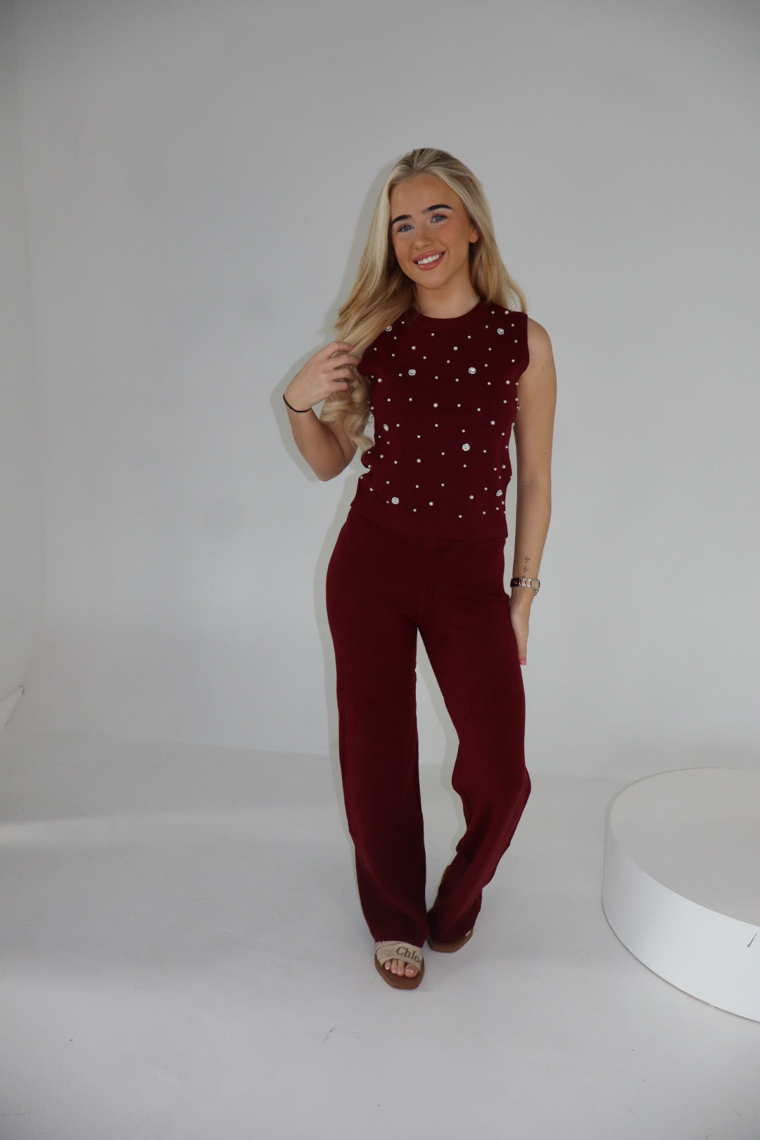 'Charm' set In Cherry