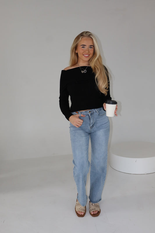 'Selene' Top In Black