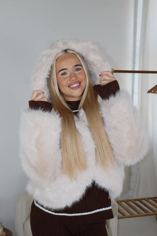 "Winter" Coat In Oat